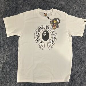 Chrome Hearts White Tee with Graphic Print